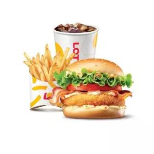 롯데리아 새우베이컨버거 세트