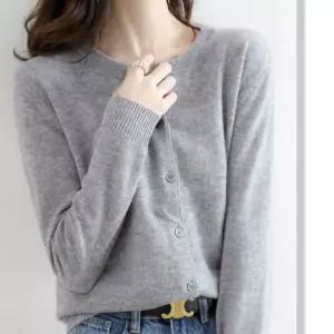 여성 봄 가을 간절기 라운드넥 버튼 가디건남자 니트 남성 여자 롱가디건 검정 여아 얇은 여름고급 원피스