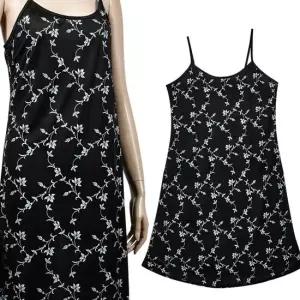 조은 풍기인견 끈조절 슬립 홈웨어 플라워 파자마 집에서입는옷 예쁜속옷 파자마 이너