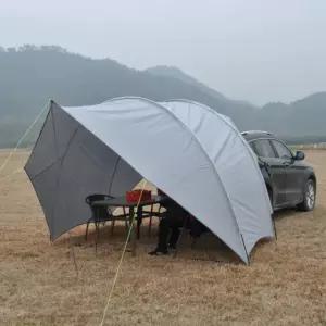 차량용 도킹 꼬리 차크닉 카크닉 꼬리텐트 전용 후면 차박용 차박 흰색 캐노피 카텐트