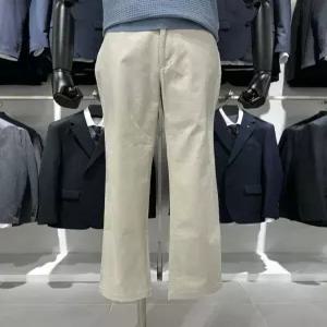 [트루젠]남성 봄 여름 면스판 쿨아쿠아 라이트베이지 바이오 워싱 면바지