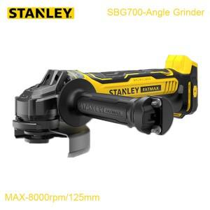 스탠리 무선 앵글 그라인더, 전기 기계, 공구, SBG700, 20V, Fatmax 125mm, 8000 RPM
