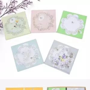 롱손수건 (영화)크리스찬오자르 고급면 자수 남여 손수건10매입