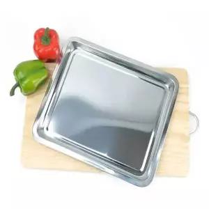 스텐 사각쟁반 5호 스텐식판 어른용식판