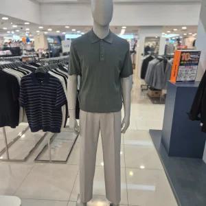 [지오지아]2026년SS미라쿨세로골 반팔카라 스웨터2종AAG2ET1104