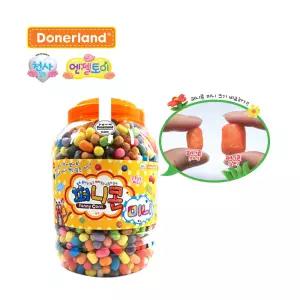 도너랜드 물로 붙이는 옥수수전분 미술재료 용기형 미니콘 50g 1700알 학습교재 수업교구