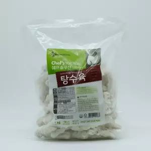 쉐프솔루션 탕수육 반찬 냉동 1kg 냉동탕수육 튀김