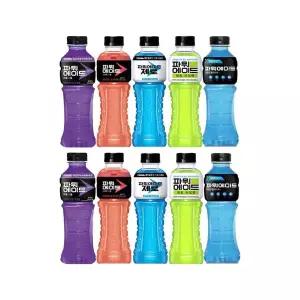 파워에이드 600ml 5종 혼합 마운틴+퍼플+스칼렛+제로+라임 x 2개씩 (총10개)