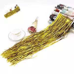 은박 커튼 파티 수술 골드