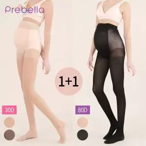 [하프클럽/프레벨라]프레벨라 임산부스타킹 30데니아/80데니아스타킹2매