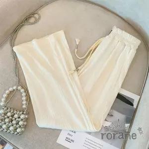 주니어 썸머 여름 시원한 와이드 바지 여아 롱 긴