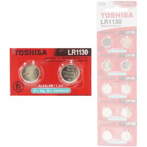 도시바 LR1130 2개입 1.5V 알카라인 버튼 셀 코인 버튼형 전지 LR-41 43 44 TOSHIBA