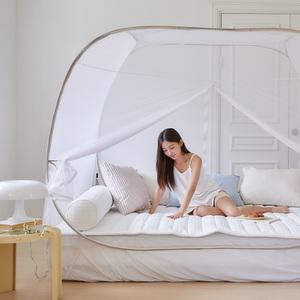 더 넓어진 접이식 원터치 모기장 침대 텐트 자석 현관문 방충망 방문모기장 1인용~패밀리사이즈