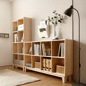 네시스 쏘론 가로세로 원목책장 1400 GM189C