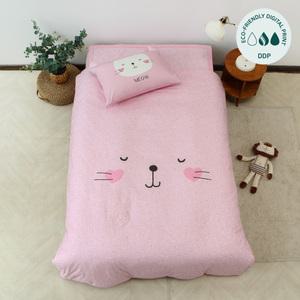 아망떼 피카부 캣 순면 키즈 차렵이불 겸 커버세트 SS