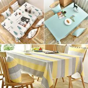 레이스 방수 식탁보 체크 테이블보 홈파티 북유럽 식탁매트 러너 2인용 4인용 6인용