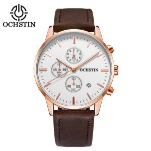 중저가명품 브랜드 OCH_M06 20대 30대 40대 직장인 남성 패션 가죽 메탈 아날로그 남자손목시계