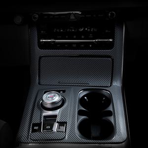 4세대카니발 튜닝 기어패널 커버 러버코팅 무광 카본몰딩