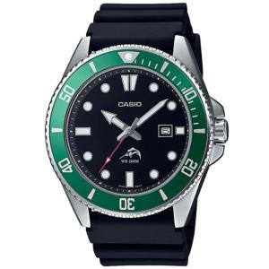 카시오 흑새치 녹새치 그린베젤 다이버 시계 Casio MDV106B-1A3V