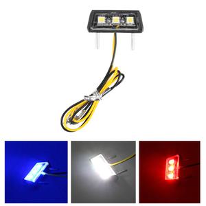 범용 12v 오토바이 번호판 LED 번호판등 후미등 테일