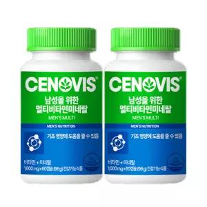 세노비스 남성을 위한 멀티비타민미네랄, 60캡슐, 60일분, 2개