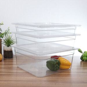 PC 밧드 투명 3분의2 밧트 35.3x32.5cm AA 바트 보관통