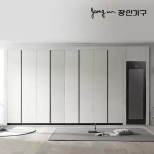 장인가구 단테 슬림 스타일러 붙박이장 300cm
