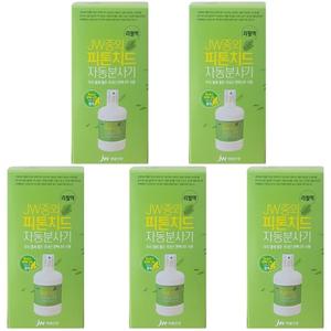 JW 중외제약 편백 피톤치드 자동분사기 리필액 230ml 5개