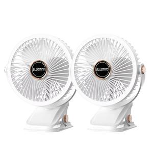 저소음 집게 선풍기 1개+1개 (총2개) 집게형 클립형 무선 유모차 BM-2025