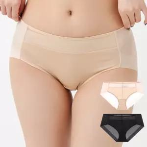 비비안 판도라 여성 시스루 삼각 노라인 미디 햄 팬티 PBP7126