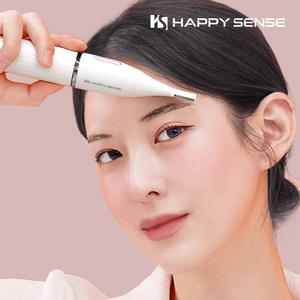 해피센스 전동 눈썹 정리기 눈썹칼 제모기 바리깡 면도기 잔털 다듬기 정리 기계