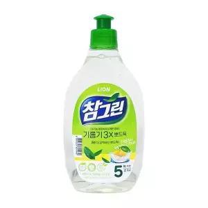 참그린 주방세제 녹차 기름기 2X 뽀드득 용기 500g