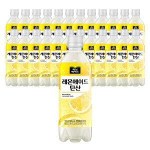 [코카콜라] 코카콜라음료 미닛메이드 레몬에이드 탄산 500ml 24개