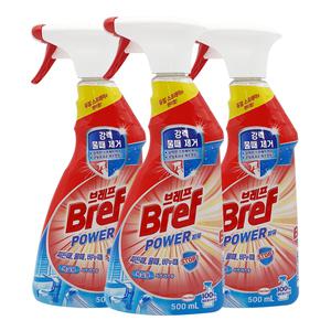 브레프 파워 욕실용 500mlx3개 화장실 물때 찌든 묵은때 제거 세정제