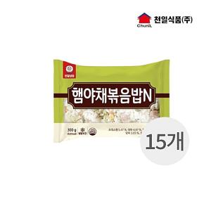 천일식품 냉동 간편식 햄 야채 볶음밥N 300g x15개