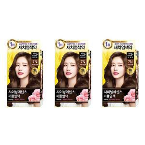 [미쟝센] 미쟝센 샤이닝에센스 염색약 3개입 자연갈색7N