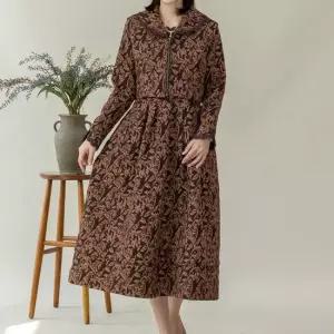 고상 조끼 원피스 세트 마담 미시 중년 여성 빅사이즈 40대 50대