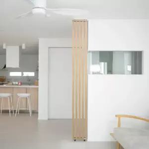 우드톡 24mm 간격 좁은 촘촘 스트라이프 공간분리 가벽 파티션 