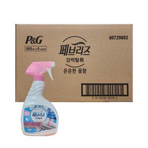 페브리즈 섬유탈취제 은은한 꽃향 900ml 6개 납품용 정박스