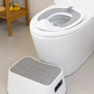 [톨스토이]큐티슬림+스페이스 디딤대 세면대 아기 화장실 발디딤대 발판 유아변기커버 변기보조시트