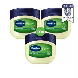 바세린 젤리 알로에 100ml 3개