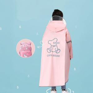 어린이 우비 초등학생 가방커버 비옷 아동 레인코드 여름철 장마철 판초 우의