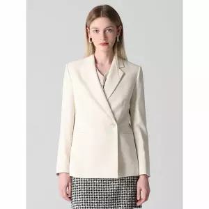 [하프클럽/리스트]백 라인 원버튼 셋업 재킷