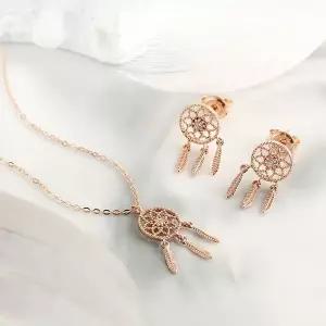 [신세계라이브쇼핑][비앤비골드] 14K 스위트 드림캐쳐 주얼리세트 NPS29297