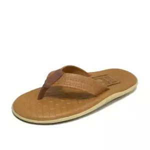 [공식정품 매장AS가능] 아일랜드슬리퍼 클래식 플립플랍 레더 여성 샌들 쪼리 코냑 PT202SAS-CO
