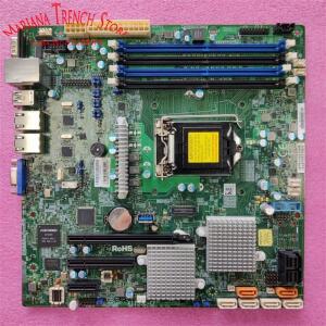 Supermicro MicroATX 마더보드용 X11SSL-CF, LGA1151 E3-1200 v6/v5 7th Gen. Core i3 시리즈 DDR4 SAS3 (1