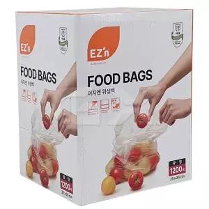 이지엔 비닐백 중형 25x35cm 1200매 일회용 위생팩 무료배송 gx