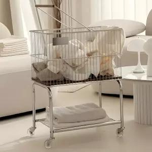 철제 이동식 다용도 바구니