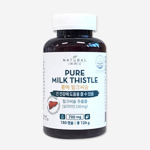 내추럴이믹스 퓨어 밀크씨슬 700mg x 180캡슐
