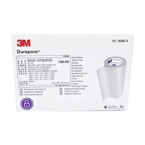 3M 듀라포 실크반창고 의료용 반창고 3인치 1538-3 4롤